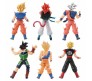 Anime Dragon Z Ball Super Saiyan Set of 6 Action Figure Goku DBZ 19 CM Figurine Manga Collectible Model Toy