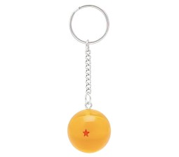 1 Pcs New Anime Dragon Z Ball 1 Star Goku Keychain Keyring Gift Key Chain for Boys and Men