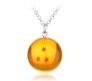 1 Pcs New Anime Dragon Z Ball 3 Stars Goku Pendant Necklace Gift Set for Boys and Men