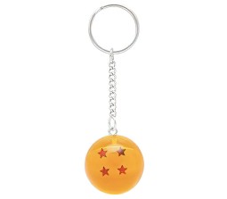 1 Pcs New Anime Dragon Z Ball 4 Stars Goku Keychain Keyring Gift Key Chain for Boys and Men