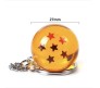 1 Pcs New Anime Dragon Z Ball 5 Stars Goku Keychain Keyring Gift Key Chain for Boys and Men