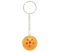 1 Pcs New Anime Dragon Z Ball 6 Stars Goku Keychain Keyring Gift Key Chain for Boys and Men