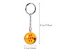 1 Pcs New Anime Dragon Z Ball 7 Stars Goku Keychain Keyring Gift Key Chain for Boys and Men