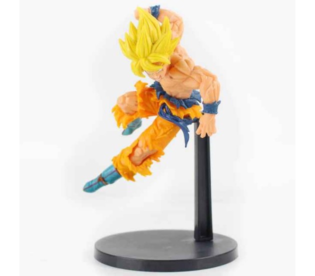 SeekFunning 10 Dragon Ball Z Toys,Super Saiyan Standing Fighting Goku for  Kids Birthday Gifts Desk Decor 