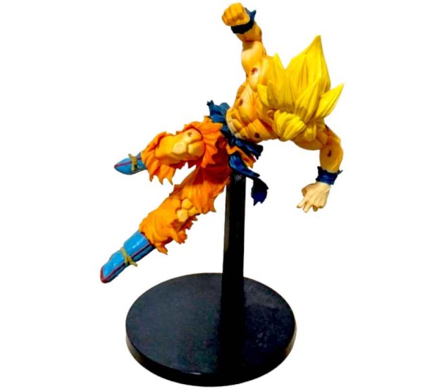 SeekFunning 10 Dragon Ball Z Toys,Super Saiyan Standing Fighting Goku for  Kids Birthday Gifts Desk Decor 