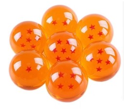 Anime 7 Pcs Dragon Ball Z Crystal Balls Set Collection in Box Set Gifts