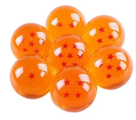 Anime 7 Pcs Dragon Ball Z Crystal Balls Set Collection in Box Set Gifts