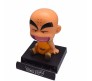 Dragon Ball Z Goku - Krillin Anime Bobblehead with Mobile Holder Stand for Car Dashboard Office Decoration Desk Table Top Action Figure Bobble Head Gift for Kids Friends Quirky Gifts