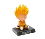 Gotenks Dragon Ball Z Bobble Head for Car Dashboard with Mobile Holder Action Figure Toys Collectible Bobblehead Showpiece For Office Desk Table Top Toy For Kids and Adults Multicolor