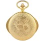 Doctor Strange Eye of Agamotto Gold Pocket Watch Superhero Antique Vintage Classic Retro Metal Keychain Key Chain for Car Bikes Key Ring