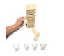 Drunken Tower Party or Adult Game Night Drinking Game Do Or Drink Tower Game Get Drunk With Shot Glass Set