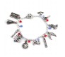 Doctor Who Inspired Charm Bracelet for TV Series Fan Fashion Jewellery Accessory for Girls and Women