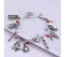 Doctor Who Inspired Charm Bracelet for TV Series Fan Fashion Jewellery Accessory for Girls and Women