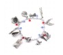 Doctor Who Inspired Charm Bracelet for TV Series Fan Fashion Jewellery Accessory for Girls and Women
