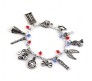 Doctor Who Inspired Charm Bracelet for TV Series Fan Fashion Jewellery Accessory for Girls and Women