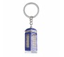 Doctor Who Tardis Die Cast Police Booth Box Blue 3D Metal Keychain Key Chain Gift Fans for Men Women Kids Car Bike Key Ring