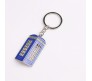 Doctor Who Tardis Die Cast Police Booth Box Blue 3D Metal Keychain Key Chain Gift Fans for Men Women Kids Car Bike Key Ring