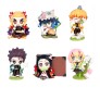 Demon Slayer Action Figure Set of 6 Size 10-12CM Chibbi Toy for Car Dashboard, Decoration, Cake Topper, Office Desk & Study Table Multicolor
