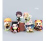 Demon Slayer Action Figure Set of 6 Size 10-12CM Chibbi Toy for Car Dashboard, Decoration, Cake Topper, Office Desk & Study Table Multicolor