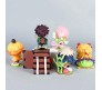 Demon Slayer Action Figure Set of 6 Size 10-12CM Chibbi Toy for Car Dashboard, Decoration, Cake Topper, Office Desk & Study Table Multicolor