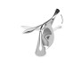 Balance Bird Alloy Gravity Balance Toy Self Balancing Eagle Bottle Opener Bar Accessory Luxury Flying Bird Wine and Beer Opener Tabletop Decoration for Home Office Gift 9x10x11cm Color Silver