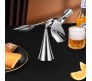 Balance Bird Alloy Gravity Balance Toy Self Balancing Eagle Bottle Opener Bar Accessory Luxury Flying Bird Wine and Beer Opener Tabletop Decoration for Home Office Gift 9x10x11cm Color Silver