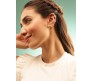 Stylish Rose Gold Set 5 Pcs Combo Clip On Ear Cuff Earrings Adjustable Korean Stainless Steel Punk Non Piercing Earings Without Piercing Clips for Women Girls Men Boys