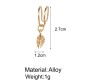 Stylish Gold Silver Set 10 Pcs Combo Clip On Ear Cuff Earrings Adjustable Korean Stainless Steel Punk Non Piercing Earings Without Piercing Clips for Women Girls Men Boys D2