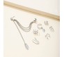 Stylish Gold Silver Set 12 Pcs Combo Clip On Ear Cuff Earrings Adjustable Korean Stainless Steel Punk Non Piercing Earings Without Piercing Clips for Women Girls Men Boys