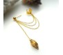 Stylish Gold Set 6 Pcs Combo Clip On Ear Cuff Earrings Adjustable Korean Stainless Steel Punk Non Piercing Earings Without Piercing Clips for Women Girls Men Boys