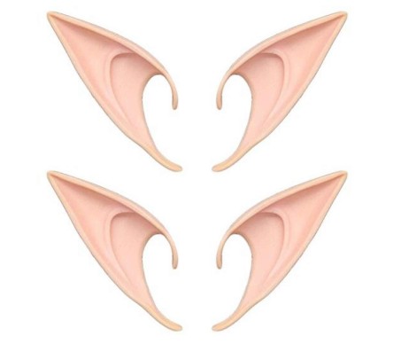 Elf / Elves / Goblin  2 Pair Ears Halloween Fairy Cosplay Fancy Dress Party