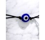 Set of 2 Combo Black Thread Evil Eye Bracelet Adjustable Pull Nazar Battu Devil Protection Original For Boys and Men EP2