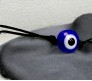Set of 2 Combo Black Thread Evil Eye Bracelet Adjustable Pull Nazar Battu Devil Protection Original For Boys and Men EP2