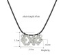 Exo Rhinestone Logo Kpop Music Band Pendant Necklace Fashion Jewellery Accessory for Girls and Women