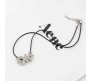 Exo Rhinestone Logo Kpop Music Band Pendant Necklace Fashion Jewellery Accessory for Girls and Women
