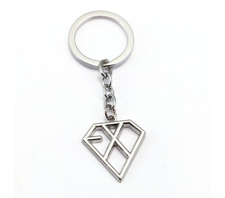 EXO Kpop Music Band Logo Metal Keychain Key Chain for Car Bikes Key Ring