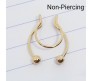 Stainless Steel Fake Septum Gold Black Silver Nose Hoop Rings False Nose Ring Metal Faux Lip Non Piercing Clip On Pressing Type Jewelry Hanger for Women And Girls