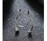 Stainless Steel Fake Septum Silver Nose Hoop Rings False Nose Ring Metal Faux Lip Non Piercing Clip On Pressing Type Jewelry Hanger for Women And Girls