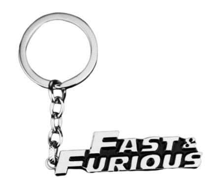 Fast and Furious Keychain Accessories Key Chain Metal Charm Ring Gifts Car Bike for Men and Women