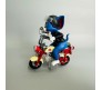 Tom Action Figure 12.5cm on Bike Decoration Merchandise Showpiece to Keep in Office Desk Table Gift Multicolor