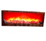 Artificial Fireplace LED Lamp with Realistic Flame Effect Big 24 Inch For Living Room, Bedroom, Indoor Decoration Electric Faux Fire Place Black