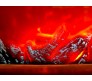 Artificial Fireplace LED Lamp with Realistic Flame Effect Big 24 Inch For Living Room, Bedroom, Indoor Decoration Electric Faux Fire Place Black