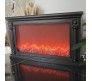 Fireplace LED Lamp with Realistic Flame Effect Big 25 Inch For Living Room, Bedroom, Indoor Decoration Electric Faux Fire Place Black2
