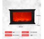 Fireplace LED Lamp with Realistic Flame Effect Big 25 Inch For Living Room, Bedroom, Indoor Decoration Electric Faux Fire Place Black2