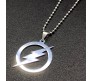 Flash Logo Inspired Pendant Necklace Fashion Jewellery Flat Accessory for Men and Boys