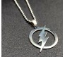 Flash Logo Inspired Pendant Necklace Fashion Jewellery Flat Accessory for Men and Boys