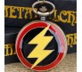 Flash Pocket Watch Superhero Antique Vintage Classic Retro Metal Keychain Key Chain for Car Bikes Key Ring