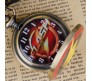 Flash Pocket Watch Superhero Antique Vintage Classic Retro Metal Keychain Key Chain for Car Bikes Key Ring