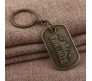 Fortnite Gamer Dog Tag Gaming Bronze Metal Keychain Key Chain for Car Bikes Key Ring