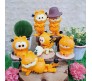 Set of 6 Garfield Figure 6-8cm Combo Action Figure Collectible Toy